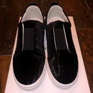 Pierre Hardy Black Velvet Slider Slip On Sneaker